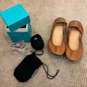 EUC Tieks size 7. Chestnut color